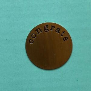 Congrats‎ Locket Plate